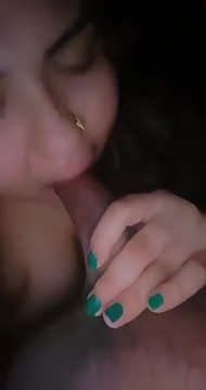 Desi Wife Take Full Big Dick In Her Mouth