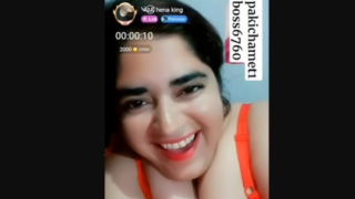 Hena King Chamet Private Show – indian pussy